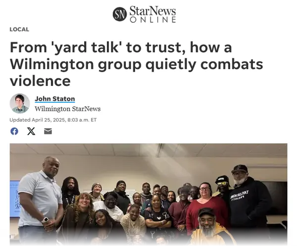 Screen capture of Wilmington Star News article